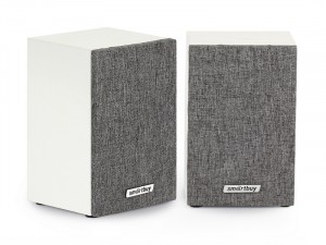 Акустическая система 2.0 SmartBuy FUSION мощность 6W, USB, дерево бел/сер (SBA-3300)