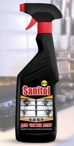 Средство для чистки плит 500мл SANITOL, распылитель, ЧС-021
