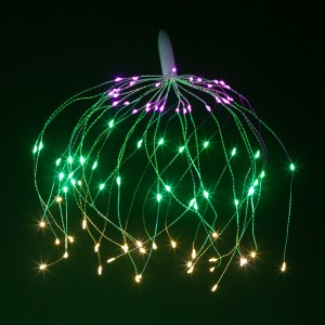 ЭРА св-к подвесной Новогодний Салют мультиколор 90 LED 2xR03 ENIS-90M ЭРА 60542