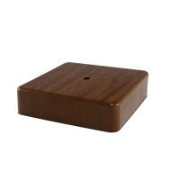 uplast коробка распред. 100х100х25мм ОУ с крышкой под каб/канал ДУБ IP42 030-032Д
