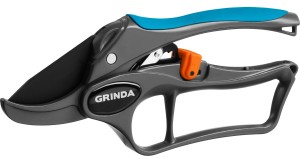 Секатор GRINDA PROLine контактный, с эфесом, алюмин рукоятки, 200мм zu423433