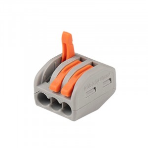 Jazzway клемма с рычагом СМК 222-413 3х(0,08-2,5(4)мм2) 32А, PTC-3P (BL10, цена за шт) 5050730