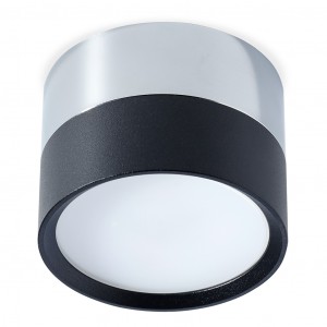 SmartBuy св-к св/д накладной GX53 82x60мм черный-хром IP20 SBL-TS2004-GX53-bc