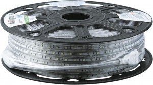 Navigator св/д лента 220V 7W/m 120LED/m IP67 6000K 6K 20м, NLS-2835CW120-7-IP67-220V,ц.за1м,14526