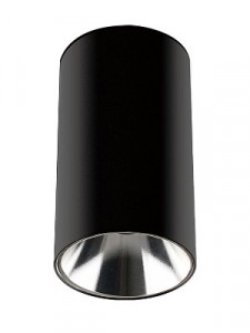 Jazzway св-к накладной св/д спот GU10 50W  80х140 черн IP20 PDL-R 14080 .5031401