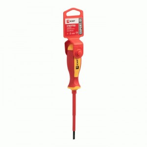 EKF Expert отвертка диэл. шлицевая SL4x100 мм 1000В sl-4-100-exp-in