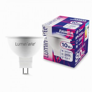 Lumin'arte лампа св/д GU5.3 10W (800lm) 4000К 4К MR16 47x50 LSTD-MR16-10W4KGU5.3