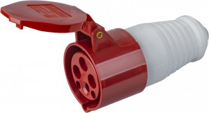 Navigator розетка силовая CEE (разъем) NCA-SR214-16-380 переносная 16А 3P+PE IP44, 14304