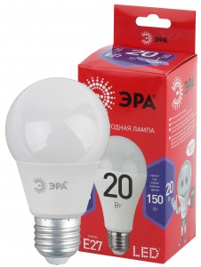 ЭРА ECO ЛОН A65 E27 20W(1600lm) 6500K 6K 132х65 A65-20W-865-E27 5437