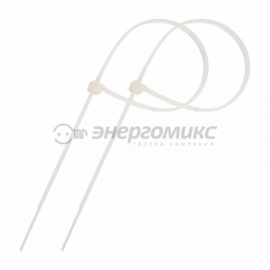 PROconnect хомут нейлоновый 250x4,0 мм 100 шт белый, (10!) 57-0250