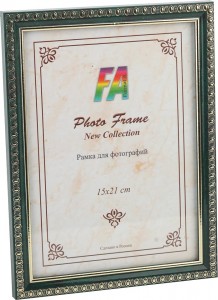 Фоторамка FA пластик "Камея" малахит 10x15 0848