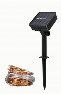 ФАЗА гирлянда на солн. батарее SLR-G03-100Y нить  желт. 100LED 11,9м 1xAAA 600мАч Ni-MH  IP55