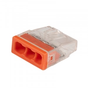 Jazzway клемма СМК 2273-243 с пастой 3х(0,14-4мм2) 32А, PTC-3P (уп.100шт, цена за шт) 5051126