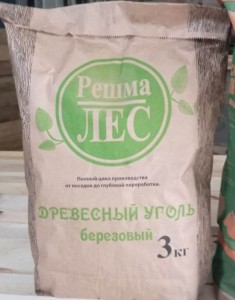 Уголь древесный 3кг Решма-лес березовый