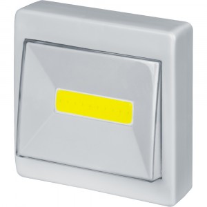 Navigator фонарь настенный 3W(200lm) NPT-PL03-3xR03 Пласт.пушлайт 1COB LEDx3W,1реж.85x85x30мм 14231