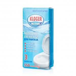 Полоски чистоты для унитазов 10гр.*3шт. Морской бриз Kloger GK4082 (9!)