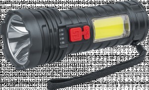 Navigator Фонарь ручной NPT-CP25-ACCU 1LED 3W+1COB 3W аккум 1,2Ah, 147x57x57, пласт 5реж. 93817