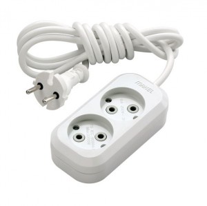 Makel сет. удл. ПВС 2х0.75 2 роз.  5 м 10А MGP104