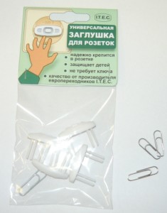 ITEC ZR-4 заглушка для розеток белая (защита детей) пластик. (уп. 4 шт, цена за шт)