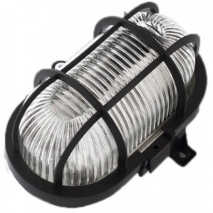 св-к НБП 01-60-002(ПСХ) 60W E27 черн. пластик/стекло 175х114х110мм ГУ (уп. 8шт) IP53 (Витебск, Свет)