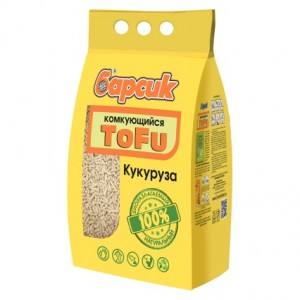 Наполнитель для кош.туалета Барсик TOFU Кукурузный 4,54 л