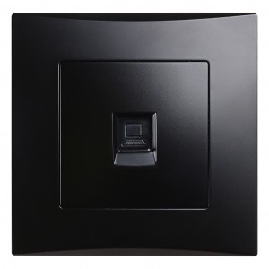 Smartbuy Вега роз. СУ комп. RJ-45 черная (SBE-08b-S1-RJ)