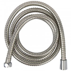 Шланг для душа антитвист, 175 см, 1/2"(Имп)-1/2"(Имп), нерж.сталь, латунь, Рыжий Кот, 106110
