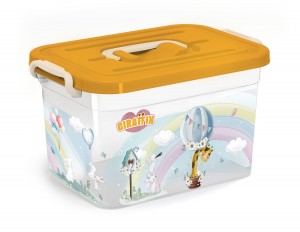 Коробка (контейнер) для хранения на защелках 6,5л (31*20*15см) Giraffix 438197300 Полимербыт
