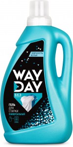 Гель д/стирки 1л. универс. «Эффект чистоты» WayDay