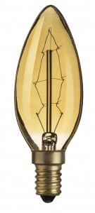 Navigator B35 E14 (10!) 40W свеча прозрачная, золотистая Винтаж NI-V-C-C-40-230-E14 (10!)-CLG 71953