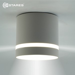Estares св-к св/д накладной спот GUSTA 1x53 85x80 белыйIP20