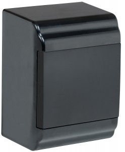 IEK PRIME бокс (корпус) пластик ЩРН-П-4 навесной  IP41 ЧЕРНЫЙ MKP13-N-01-04-41-K02