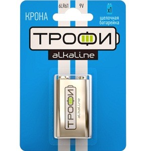 Э/п ТРОФИ BASIC 6LR61/6LF22 крона BL1