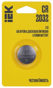 Э/п IEK Честная ёмкость CR2032 BL1 ABT-CR2032-OP-L01