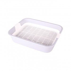 Туалет для кошек с сеткой Мурка (33,2*25,6*7,2см) микс, М6045 Zoo Plast
