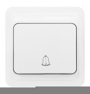 Smartbuy Марс Кнопка звонка СУ 10А белая  (SBE-02w-10-B1-0)