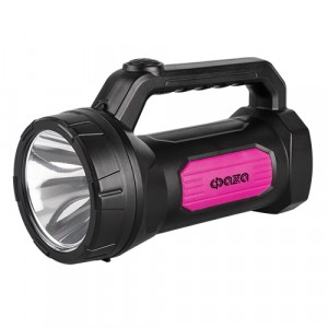 ФАЗА Фонарь-прожектор AccuF7-L1W/L16-bk(акк.4V 0,9Ah)1св/д 1W,16св/д 0,5W,черн/пласт,ремень,з/у220V