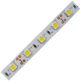 Ecola Лента св/д 12V 14.4W/m 60Led/m IP20 4200K 1м 1080Lm/m 4K (интер) PRO SMD5050 P2LV1411B