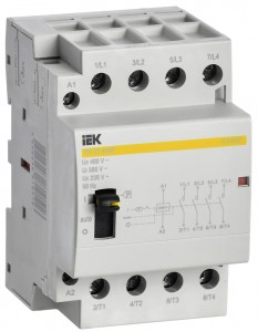 IEK KARAT Контактор модульный с ручным упр. КМ63-40МР AC MKK22-63-40