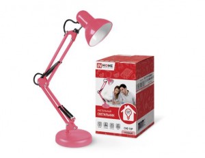 ASD/inHome св-к настольный СНО 15Р 60W E27 розовый (коробка) 5857