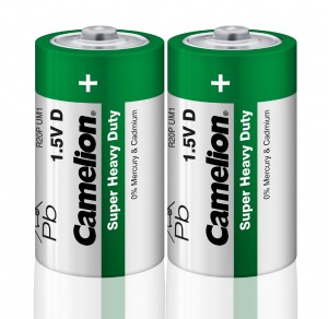Э/п Camelion HEAVY DUTY Green R20/373  2S