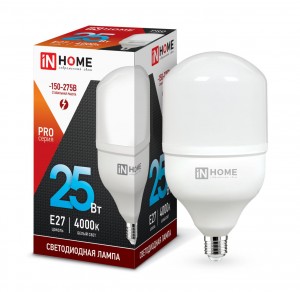 ASD/InHome высокомощн. E27 25W (2250lm) 4000К 4K 230V 144x80 HP-PRO 1057