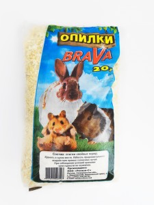 Опилки (подстилка) для грызунов БРАВА 20л 41373 7197