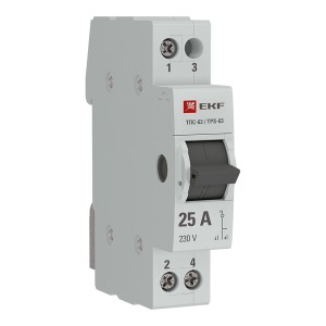 EKF PROxima переключатель трехпозиционный (рубильник) 1P 25А AC TPS125