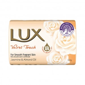 Мыло туалетное Жасмин и миндальное масло (Velvet Touch) 80гр LUX