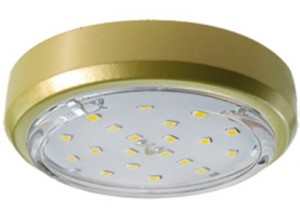 Ecola GX53 5356 св-к Накладной Легкий Золото 18x95 FG5356ECD