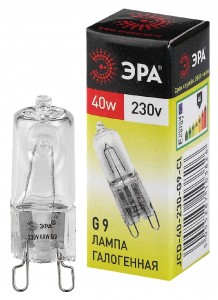 ЭРА JCD G9 230V 40W прозрачная JCD-40-230-G9-CL