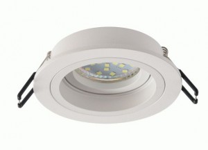 ЭРА св-к встраив, алюмин. KL84 WH MR16, GU5.3 белый 92х92х34(80) 0051