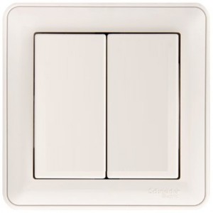 Schneider 59f выкл. СУ 2 кл. 10А бел. (пл.осн.) ВС510-252-18 (10!)