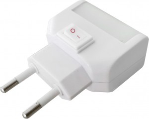 ASD/InHome Ночник св/д NLE 09-LW белый с выключателем 230V 45x65x35 8880